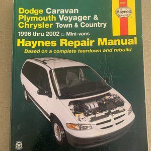 Haynes Dodge Caravan Plymouth Voyager & Chrysler Town & Country Manual 30011